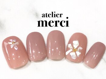 アトリエ メルシー 代々木(atelier merci)/大人上品ネイル