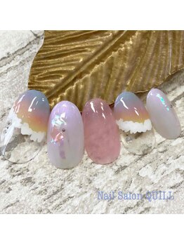 ネイルサロン クイル(QUILL)/７月SKY（３）