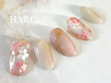 ラグジュアリーネイル ハローズ(HAROSE)/桜ジェルネイル
