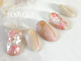 桜ジェルネイル
