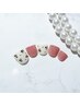 【限定Nail/B】初回オフ無料/フットバス+潤いこだわりケア+爪に優しいジェル