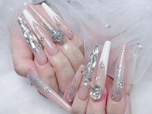モモアネイル(MomoA nail)の雰囲気（シンプルデザイン）