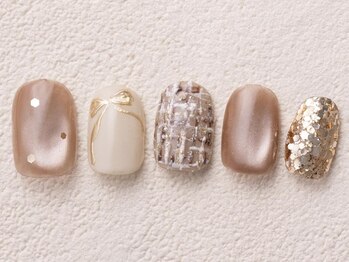 アイネイルズ 渋谷店(I nails)/ブラウンツイード