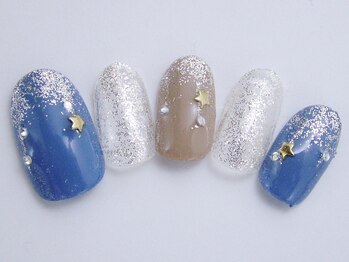 ネイルサロン ドレリッチ 大宮店(drerich)/ラメラメブルースター