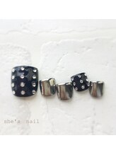 シーズネイル 那覇店(She's nail)/ミラーネイル