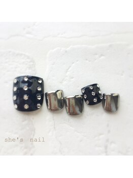 シーズネイル 那覇店(She's nail)/ミラーネイル