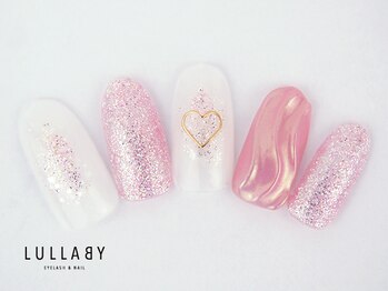 ララバイ 三軒茶屋店(LULLABY)/ピンクラメネイル