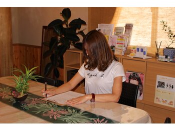 ヒーリングリゾート ナゴミ(Nagomi)/ご案内step2　カウンセリング