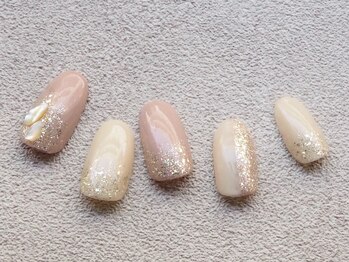 ミンクスタイル 浜松町店/シェル×ナチュラルカラー