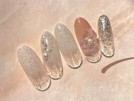 うるツヤ立体ネイル