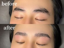 エムズアイブロウ 難波店(M’sアイブロウ)/メンズHBL☆before→After #眉毛