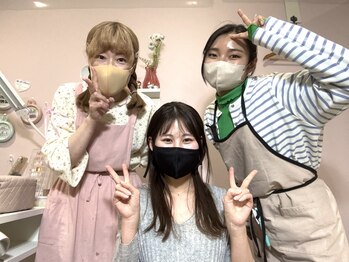 ノット 末広店(Knot)の写真/【夜21時迄◆日曜・祝日も営業】爪への負担を考えた技術でモチにもこだわり有◎大人可愛いデザインも豊富♪