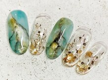 サロン アウラ(salon AULA)/天然石ネイル【初回】5980円