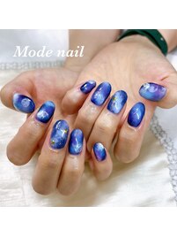 夜空ネイル