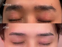 men’s 美眉アイブロウWAX(カット＋間引き)\5300☆眉毛で垢抜け