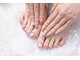 エミラボーテ 心斎橋店(Emi la beaute)の写真/【お好きなデザイン&カラーを組み合わせて大人可愛い足元に♪】パーツ付でテンションのあがるフットに☆