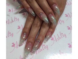 ラメグラデーションスカルプ