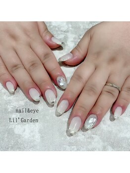 リルガーデン 新宿南口(Lil' Garden)/ガラスフレンチ×ホワイトシェル