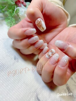 リゾートデバリ(ReSORT de BALI)/クリスマスネイル*＊