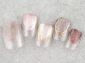 マハロネイルサロン 川崎店(mahalo)/塗りかけニュアンス6980円