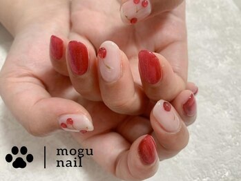 モグネイル(Mogunail)/3.4月定額A /さくらんぼネイル