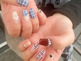 ツイードネイル