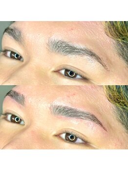 ボスブロウ 大垣店(BOSS BROW)/【メンズ眉毛】 before after