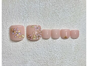 サビーハネイル(Sabiiha nail)/カラフルフラワー
