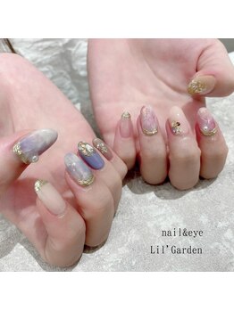 リルガーデン 新宿南口(Lil' Garden)/大理石風ニュアンスアート