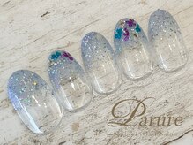 パリュール 西荻窪(Parure)/定額Aコース　梅雨　押し花　青