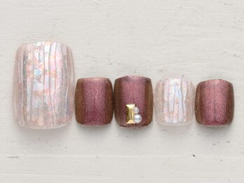 ノーネイル 大宮(NO NAIL)/バカラ風ネイル ￥4990