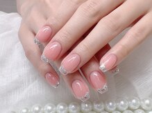 ピンキーネイル(Pinky Nail)/ガラスフレンチ