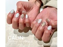 カラン 焼津店(CALIN)/ホワイトオーロラ×ストライプ