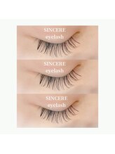 シンシア アイラッシュ(sincere eyelash)/フラットラッシュつけ放題