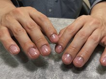 オムネイル 渋谷(HOMME NAIL)/クリアジェル ¥4.400