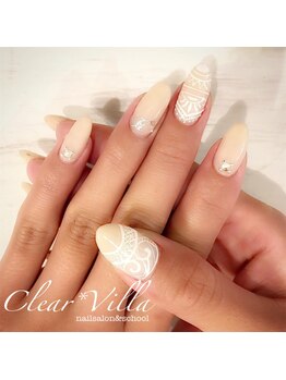 ネイルサロンクリアヴィラ(nail salon clear villa)/レースネイル