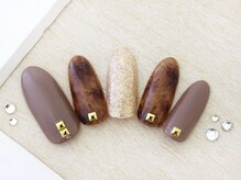 ネイルサロンフォーユー(for u)/シンプルべっ甲￥６９８０