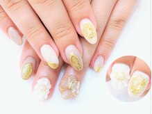 ネイルコレクション ピンク(Nail Collection Pink)/ジェル放題：ぷっくりクリア花