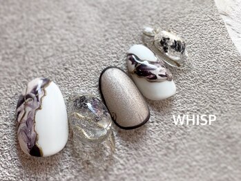 ウィスプ(WHISP)/クリアニュアンスマーブルネイル