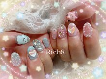 ネイルアンドまつげエクステ リッチエイト 原宿店(Rich8)/ポケモンラブリーネイル