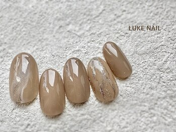 ルークネイル 恵比寿店(LUKE NAIL)/シンプルラインニュアンス　冬春