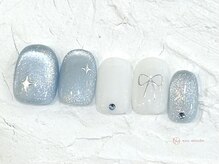 ネイルメゾン 池袋店(NAIL MAISON)/マグネットリボン¥8050