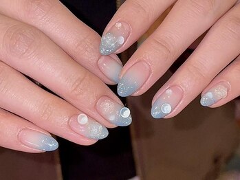 ジェミーネイル エビス(Jemiy nail ebisu)/グラデラメクリアバラ