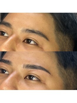ボスブロウ 大垣店(BOSS BROW)/【メンズ眉毛】 before after