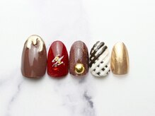 池袋ネイルサロン イイネイル(Ee-Nail)/紗々風バレンタイン全員￥8980