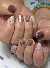 ネイルヤサン(nail ya sun)/チョコ系ネイル