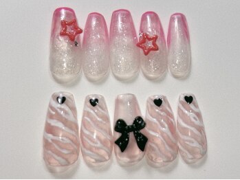 u.Neek【ユニーク】長さだし/スカルプ/定額/持ち込み/海外風/ベイビーブーマー/【スカルプ】定額デザイン