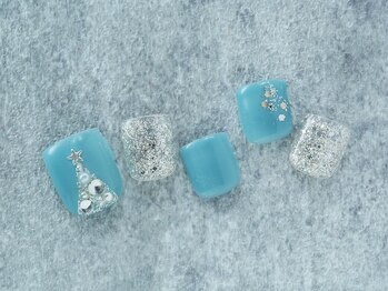 ネイルアンドアイラッシュスタジオ シュシュ(chouchou)/フットクリアランスネイル