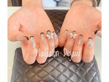 デジャヴ(Dejavu)/ラメ×フレンチネイル