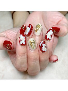 フラワーネイル